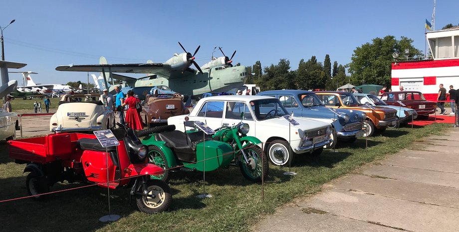 Ретро, ретро авто, ретро мотоциклы, самолеты, Музей авиации, ОлдКарЛенд, OldCarLand