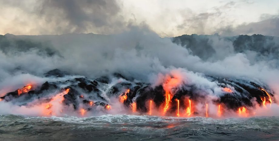 тихий океан, виверження тихий океан