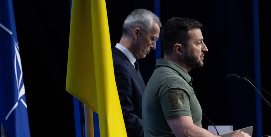 Владимир Зеленский, Йенс Столтенберг, НАТО, саммит в Вашингтоне, приглашение в Альянс, война РФ против Украины