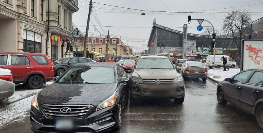 дтп, киев, полиция, снег, авария, пробки, снег в киеве, пробки в киеве