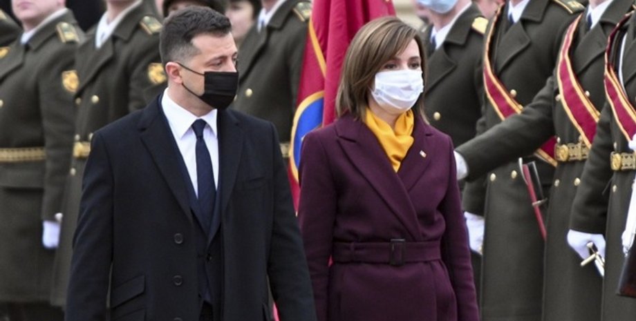 Украина, Молдова, Владимир Зеленский, Майя Санду, президентский совет