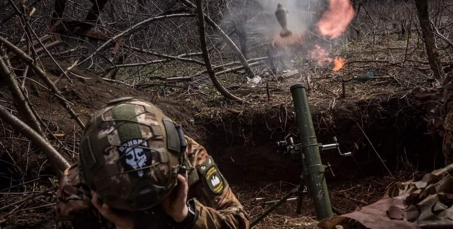 артиллерия ВСУ, выстрел из гранатомета, гранатомет, миномет, ге