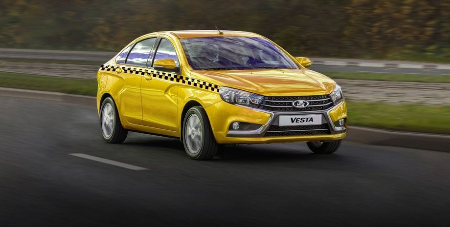 такси лада веста, такси в рф, такси в россии, авто для такси