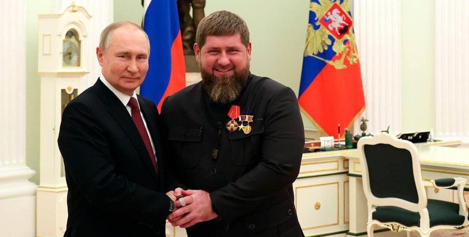 Владимир Путин, Рамзан Кадыров, Россия, РФ, Чечня