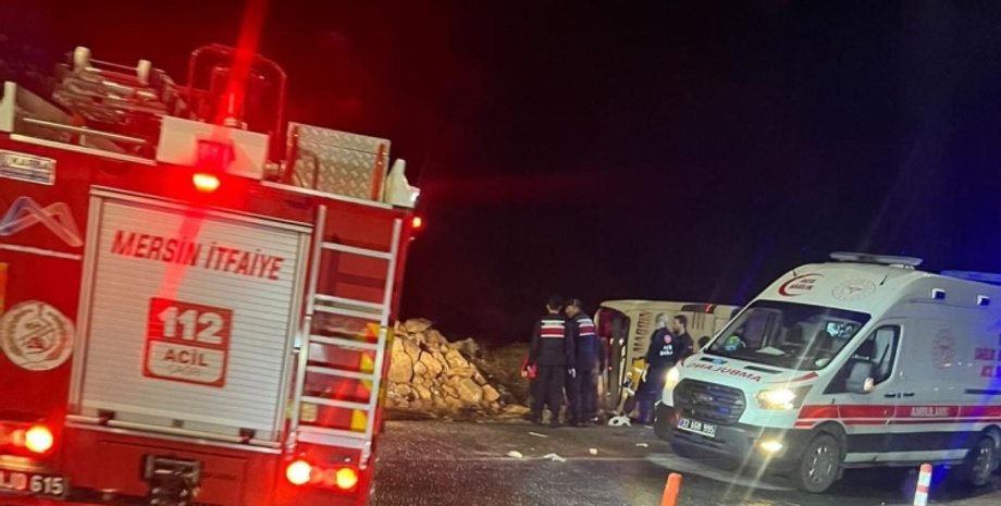 ДТП, Турция, автобус, авария