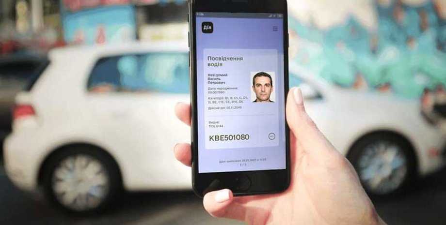 права, техпаспорт, Дія, приложение Дія