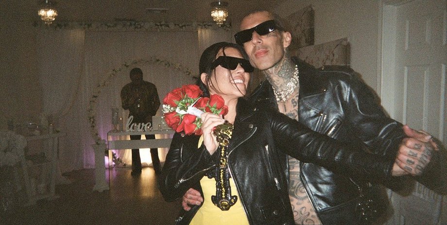 Трэвис Баркер и Кортни Кардашьян