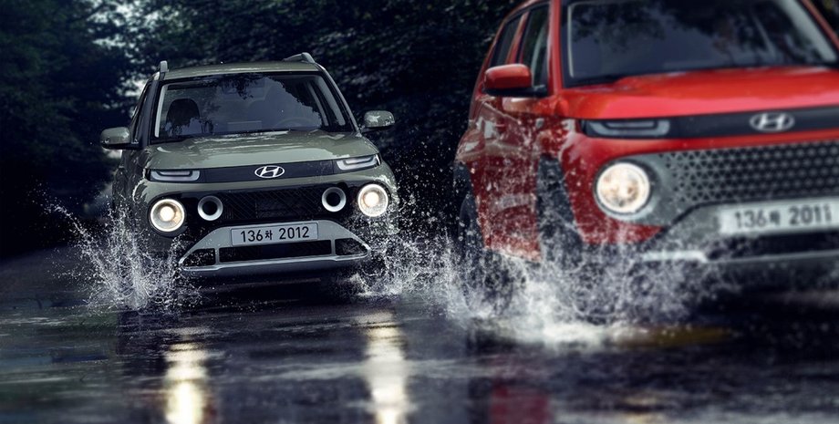 Hyundai Casper, кроссоверы, движение по воде