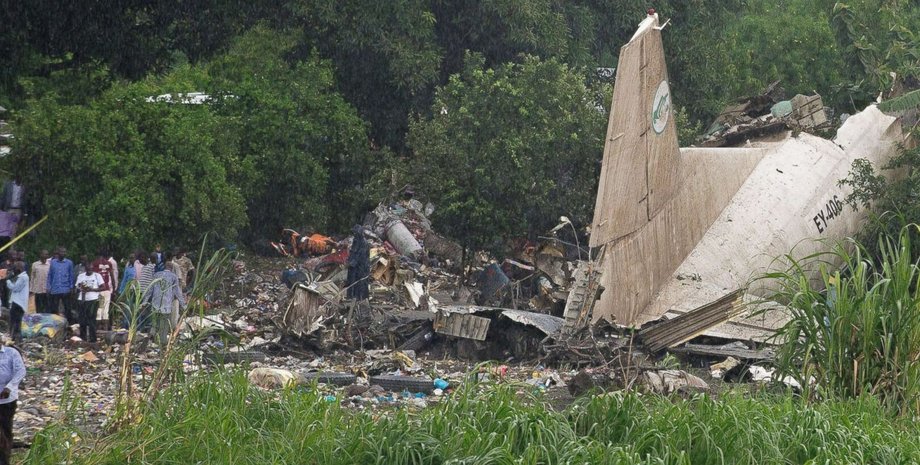 Место аварии Ан-12 / Фото: abcnews.go.com