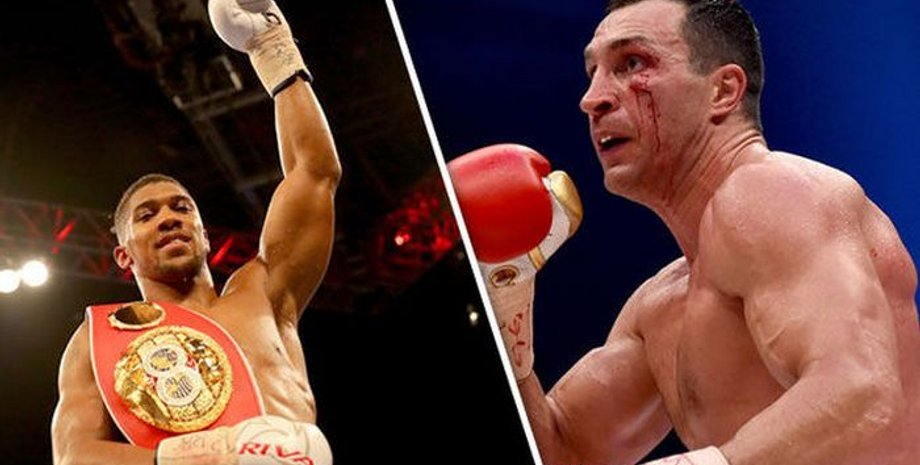 Энтони Джошуа и Владимир Кличко / Фото: sport.bigmir.net