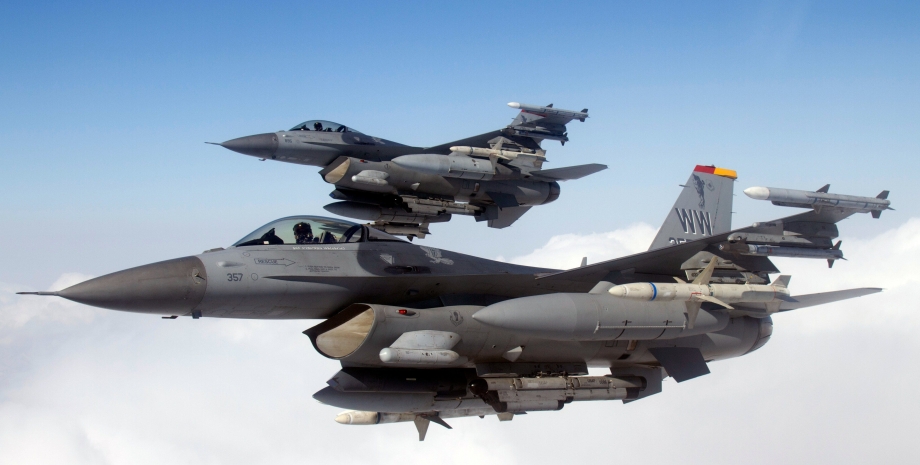 Самолеты F-16, истребители, F-16, авиация