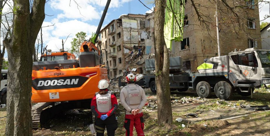 В КГВА показали последствия удара по Киеву 23 июня