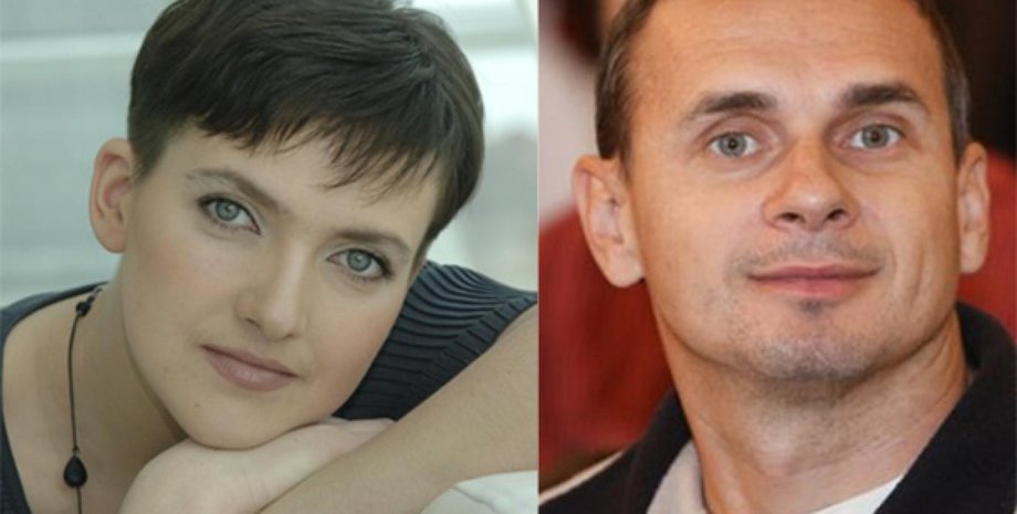 Надежда Савченко и Олег Сенцов / Фото: bykvu.com