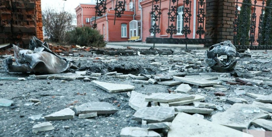 Последствия взрывов в Белгороде Белгород, война, Россия, фото