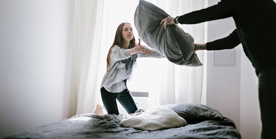 постільна білизна, ліжко, люди, фото