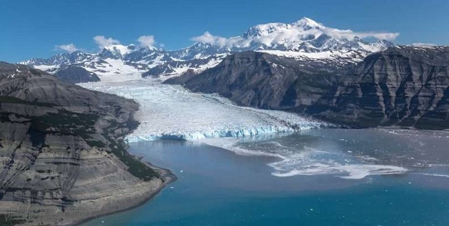 залив аляска, оползень в заливе