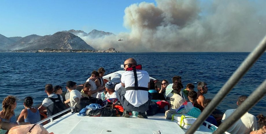 лісові пожежі в Європі