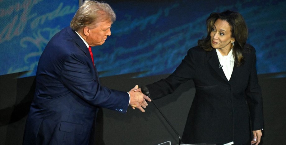 Дональд Трамп и Камала Харрис Дональд Трамп и Камала Харрис