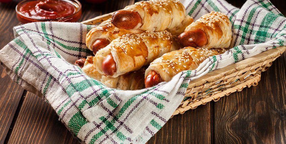 сосиска в тесте, сосиска в кляре