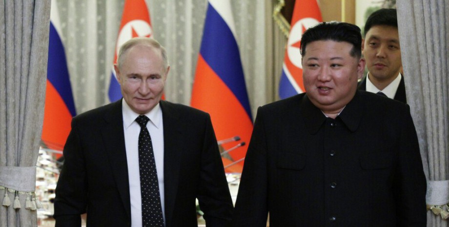 Володимир Путін та Кім Чен Ин, Путін в КНДР 19 червня, Путін Північна Корея 19 червня, Путін угода з КНДР, Росія угода з КНДР 19 червня