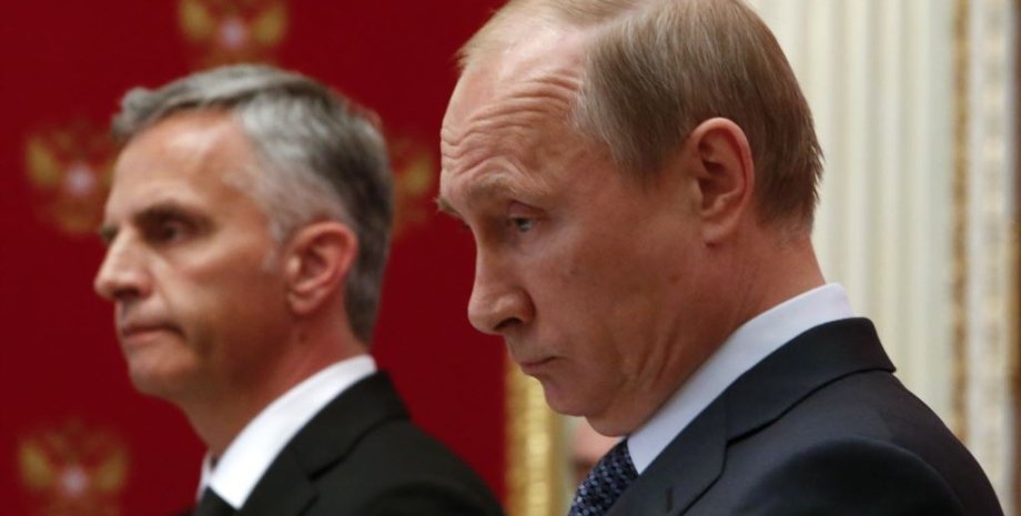 Дидье Буркхальтер и Владимир Путин / Фото: Reuters