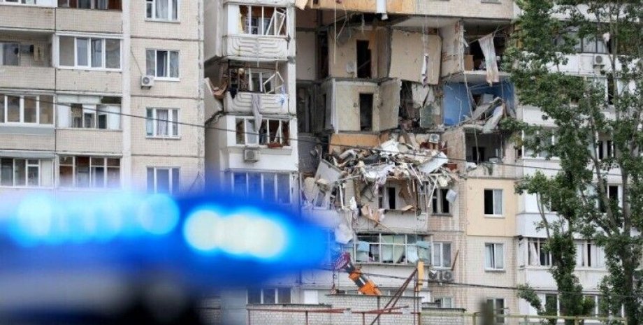 демонтаж,  дом, взрыв на позняках