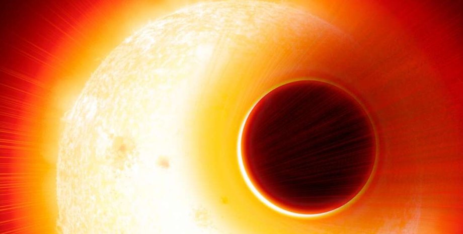 зкзопланета HAT-P-11b, звезда, рисунок