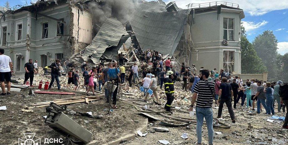 Последствия обстрела 8 июля