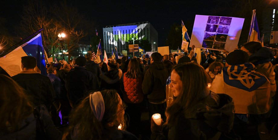 Посольство РФ, Вашингтон, США, протест