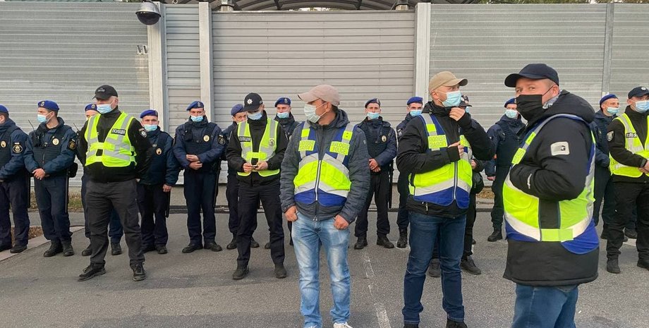 резиденція Зеленського, Конча-Заспа, акція протесту