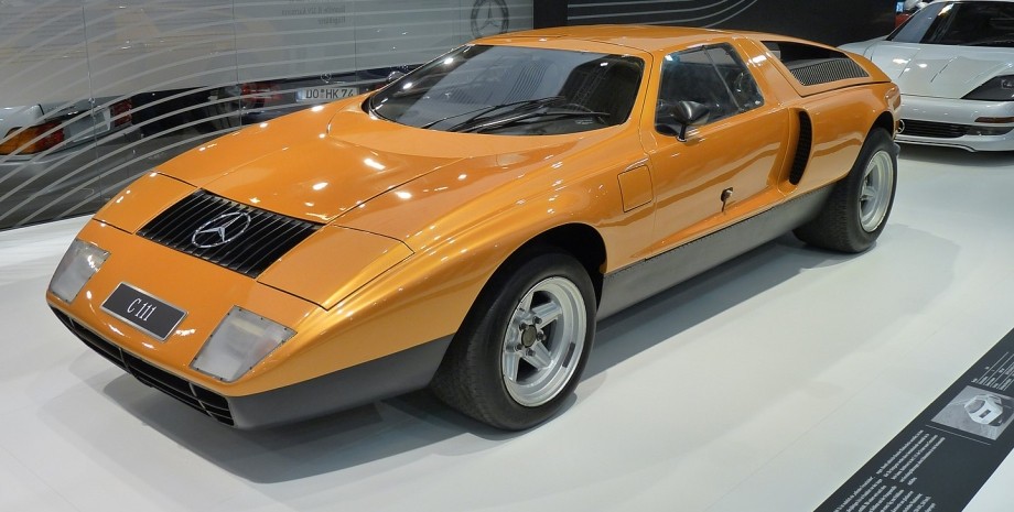 Mercedes, Mercedes-Benz, Mercedes-Benz C111, Авто, Автомобілі, Концепт, Концепт-кар, Фото, Відео