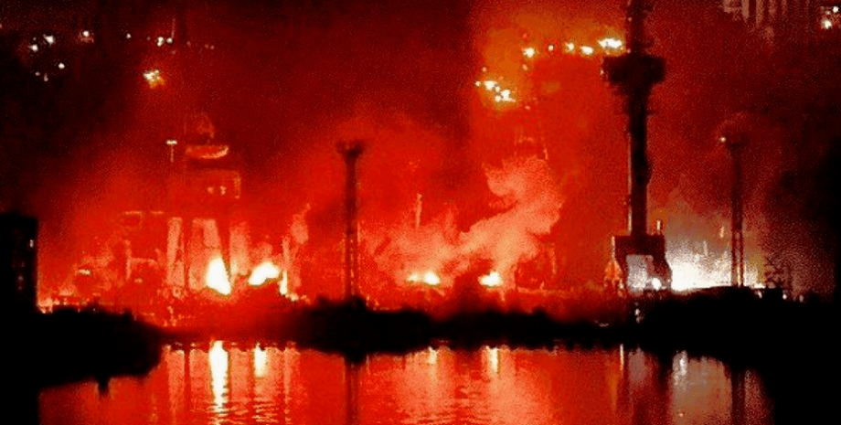 пожежа у Севастополі, пожежа, південна бухта