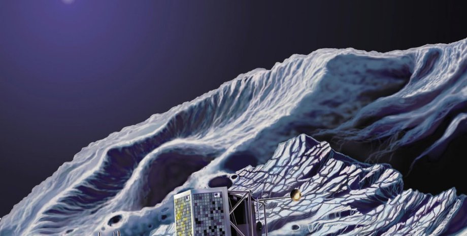 Аппарат "Филы" на комете Чурюмова-Герасименко / Фото: Ермак Инфо