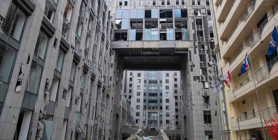 киев после обстрела 20 декабря