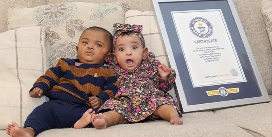 Близнецы, дети, Книга рекордов Гиннеса, брат и сестра