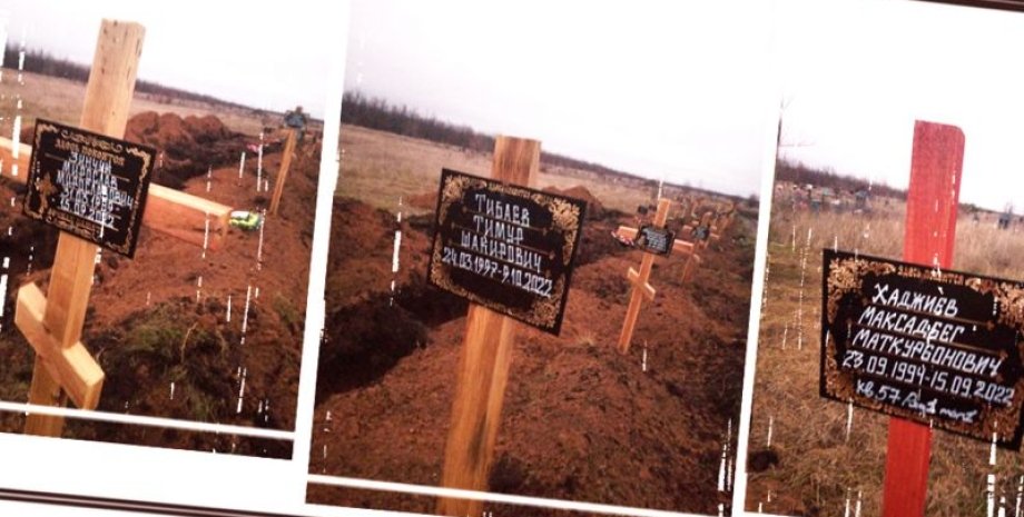 вагнер кладбище, захоронения вагнер, луганск, bbc, моглы наемников