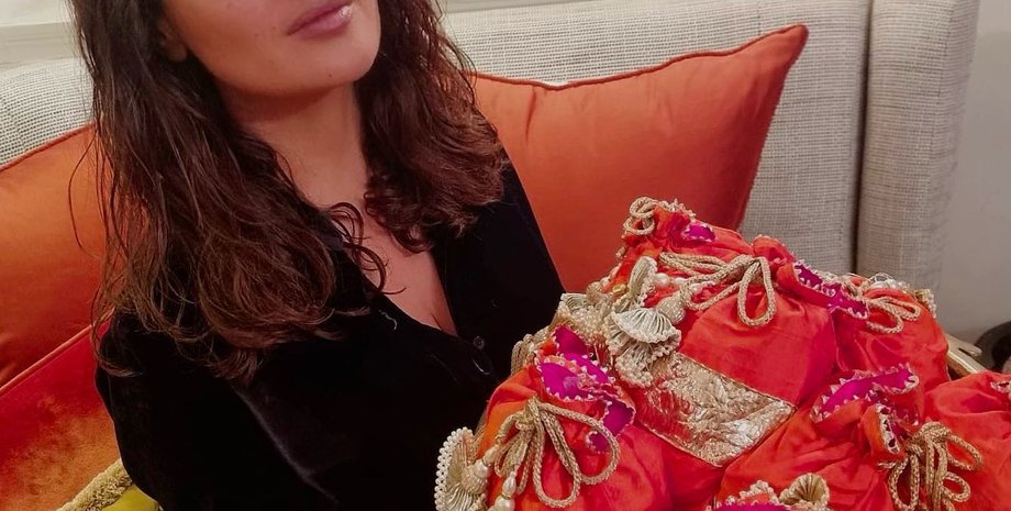 Сальма Хаєк, фото, свято