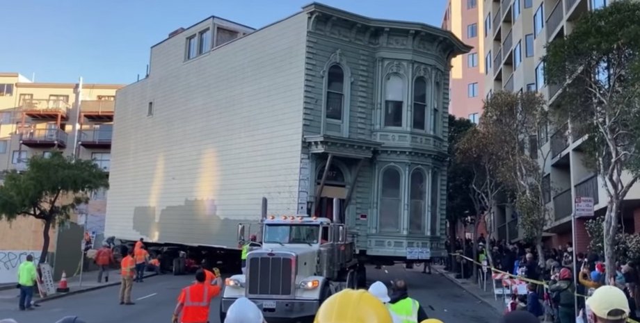 будинок, перевезення будинку, Сан-Франциско