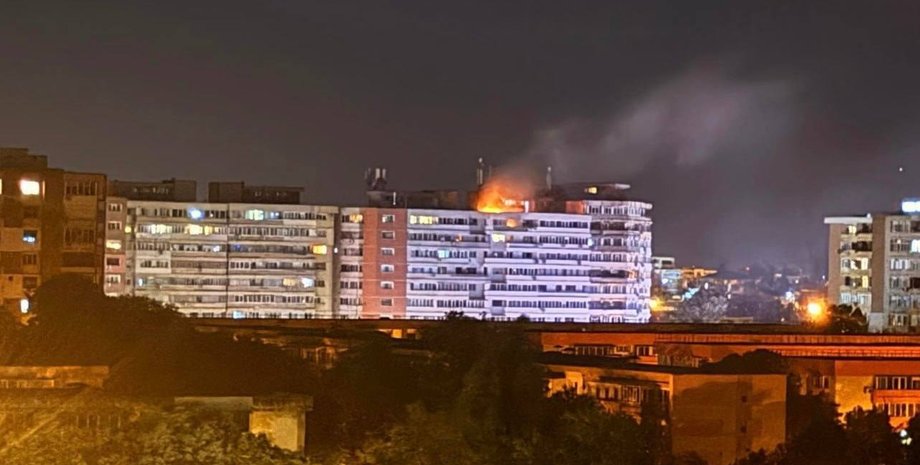 атака на жилой дом в Галаце, Румыния, 29 мая
