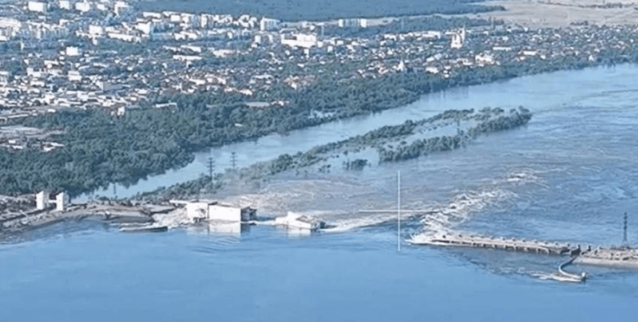 Каховська ГЕС, підрив Каховської ГЕС, Каховське водосховище, Каховське море, обміління Каховського водосховища