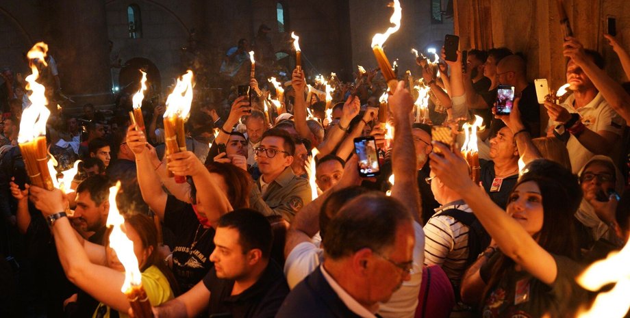 благодатний вогонь, пасха 2023, Єрусалим