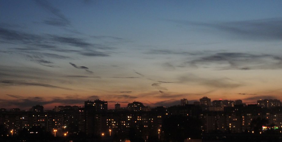 город, ночь в городе, пейзаж