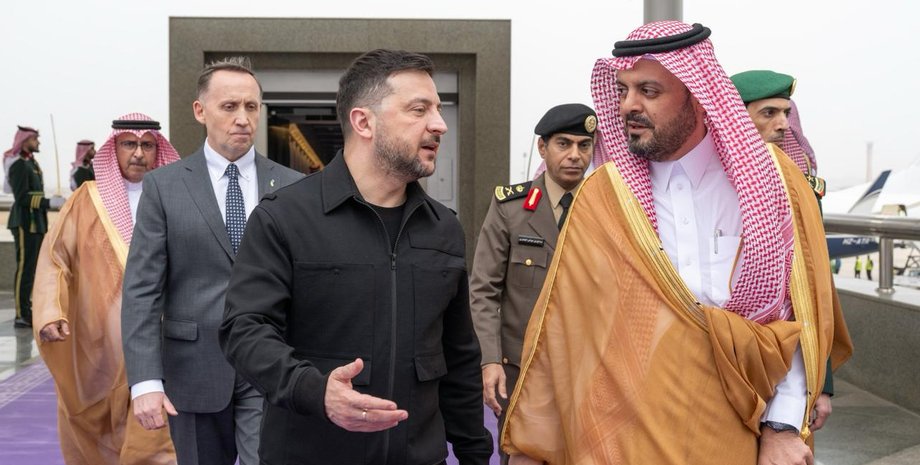 Володимир Зеленський прибув до Саудівської Аравії