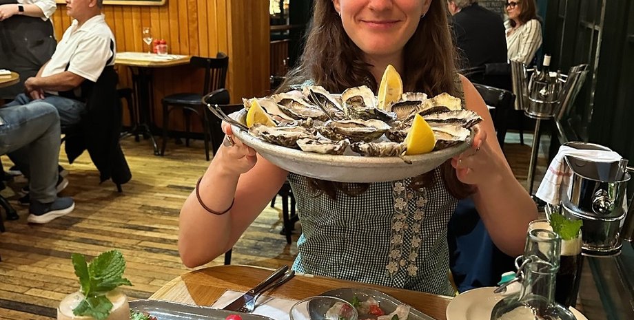 джорджина устрицы, как есть устрицы, устрицы рекорд, блогер устрицы
