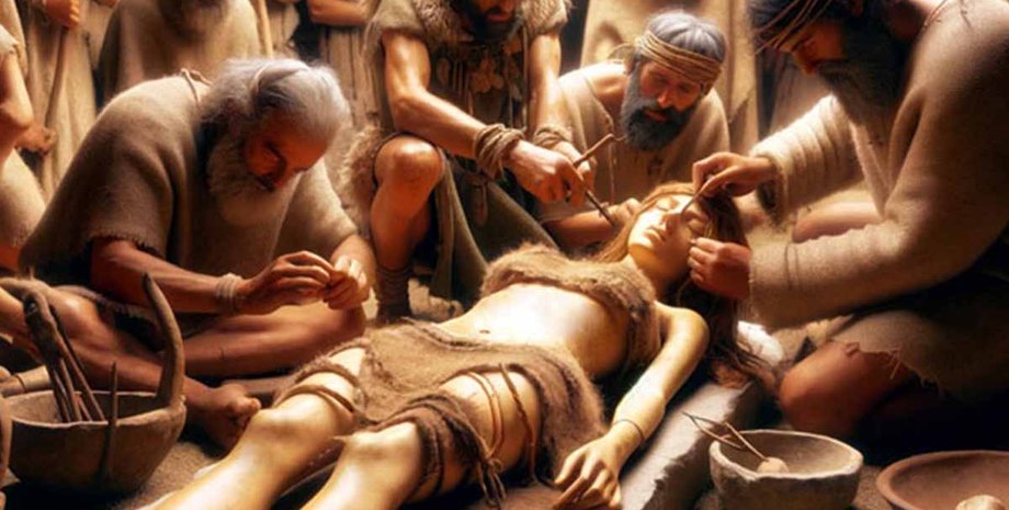 Стародавня хірургія мозку, трепанація, жінка мідного віку, археологічне відкриття, виживання після трепанації, доісторичні медичні практики, хірургія скроневої ділянки, стародавні хірургічні техніки