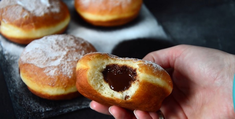 пончики с Нутеллой, рецепт