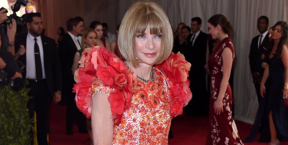Met Gala, анна винтур, главред вог, образ анны винтур, мет гала, модный образ, красная дорожка, Vogue