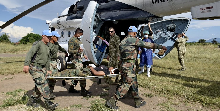 Миротворці, Конго, Малаві, Поранені, ДТП, Аеродром, Військовий госпіталь, Українські миротворці