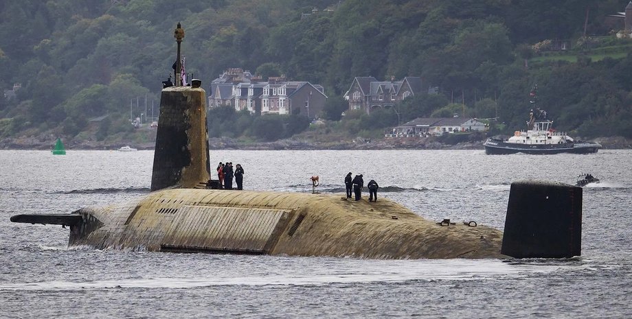 Vanguard, субмарина, Королевский флот