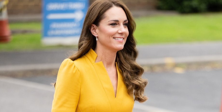 Кейт Миддлтон, принцесса Уэльская, образы кейт миддлтон, желтое платье